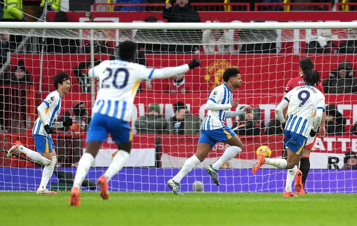LIVE – Manchester United 1-3 Brighton: Rutter adds a third as hosts crumble