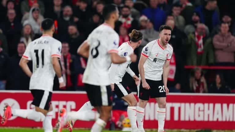 Brentford vs Liverpool: Line-ups confirmed as Reds seek return to winning ways