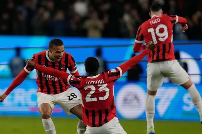 Inter Milan 2-3 AC Milan: Abraham hits winner in stunning Super Cup in Riyadh