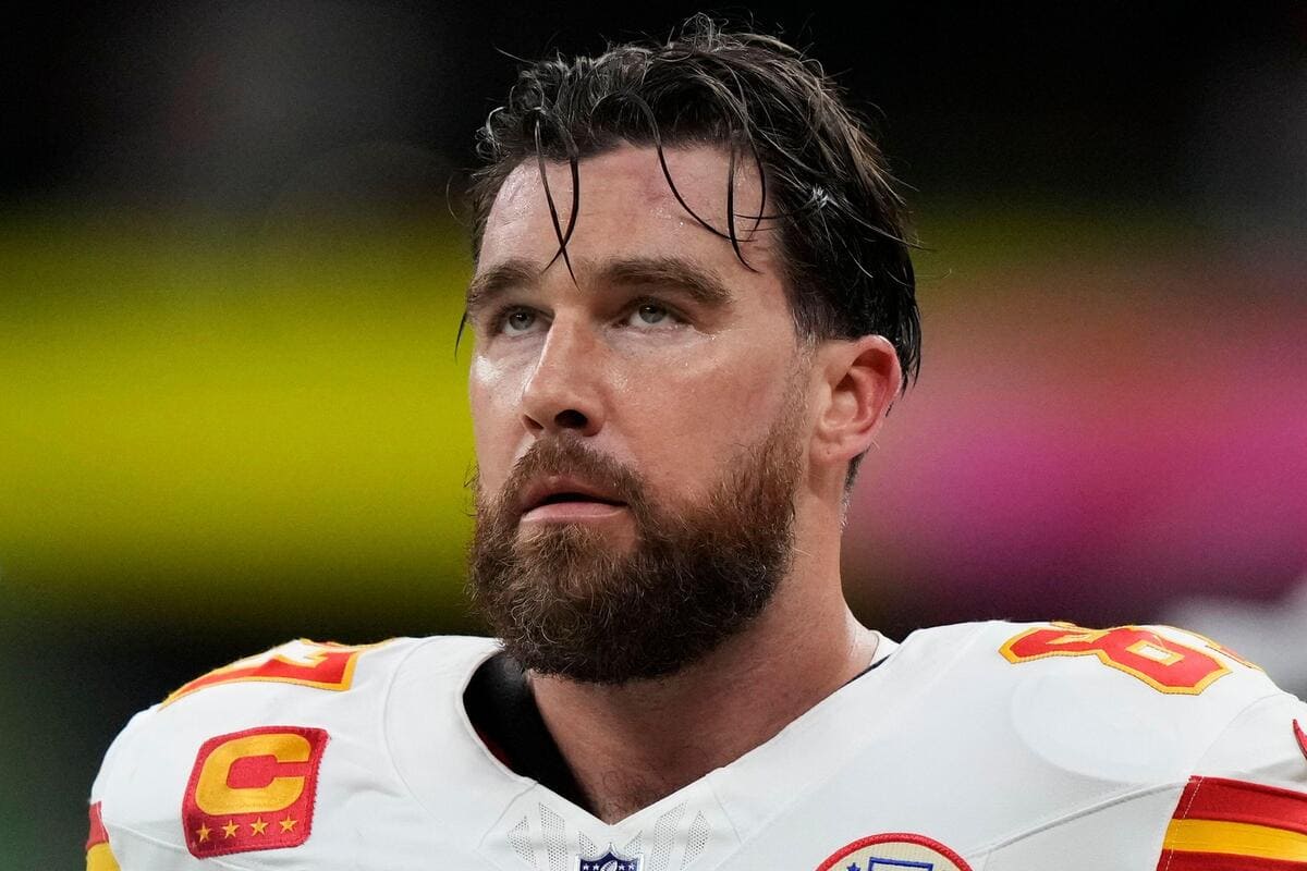 Travis Kelce subdued, Taylor Swift booed and Donald Trump cheered on night to forget for America’s golden couple