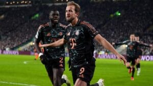 European round-up: Kane rescues Bayern but 100 percent record comes to an end
