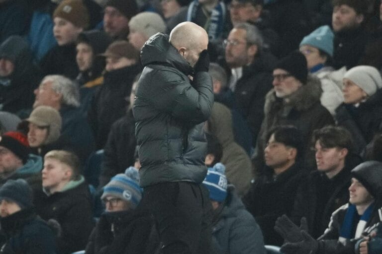 Chelsea boss Maresca says ‘sorry’ after Brighton horror show