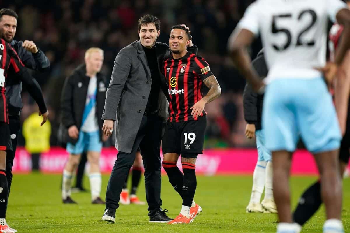 Bournemouth joy as Iraola and Kluivert take monthly awards in Premier League