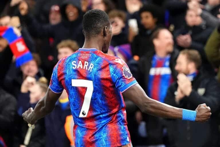Crystal Palace 4-1 Aston Villa: Sarr scores twice in big Eagles win