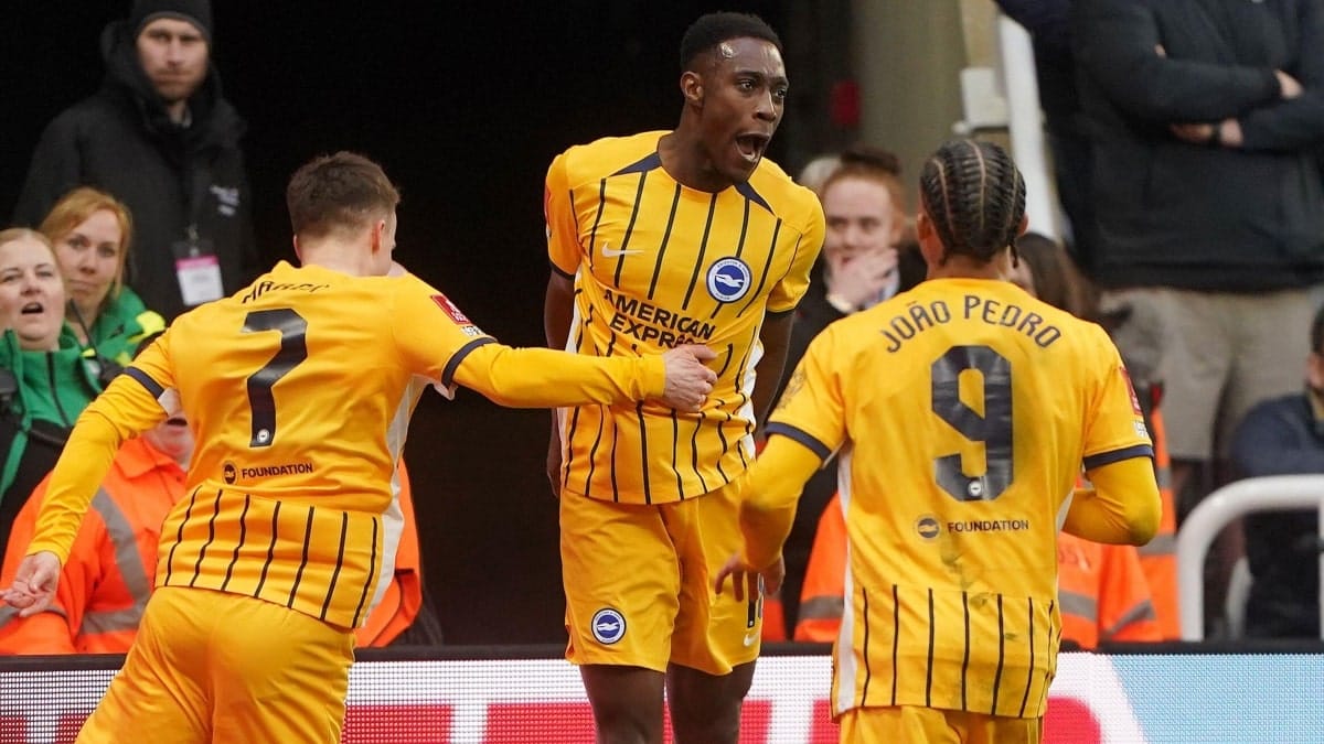 Welbeck extra-time heroics send Seagulls through as Gordon sees red