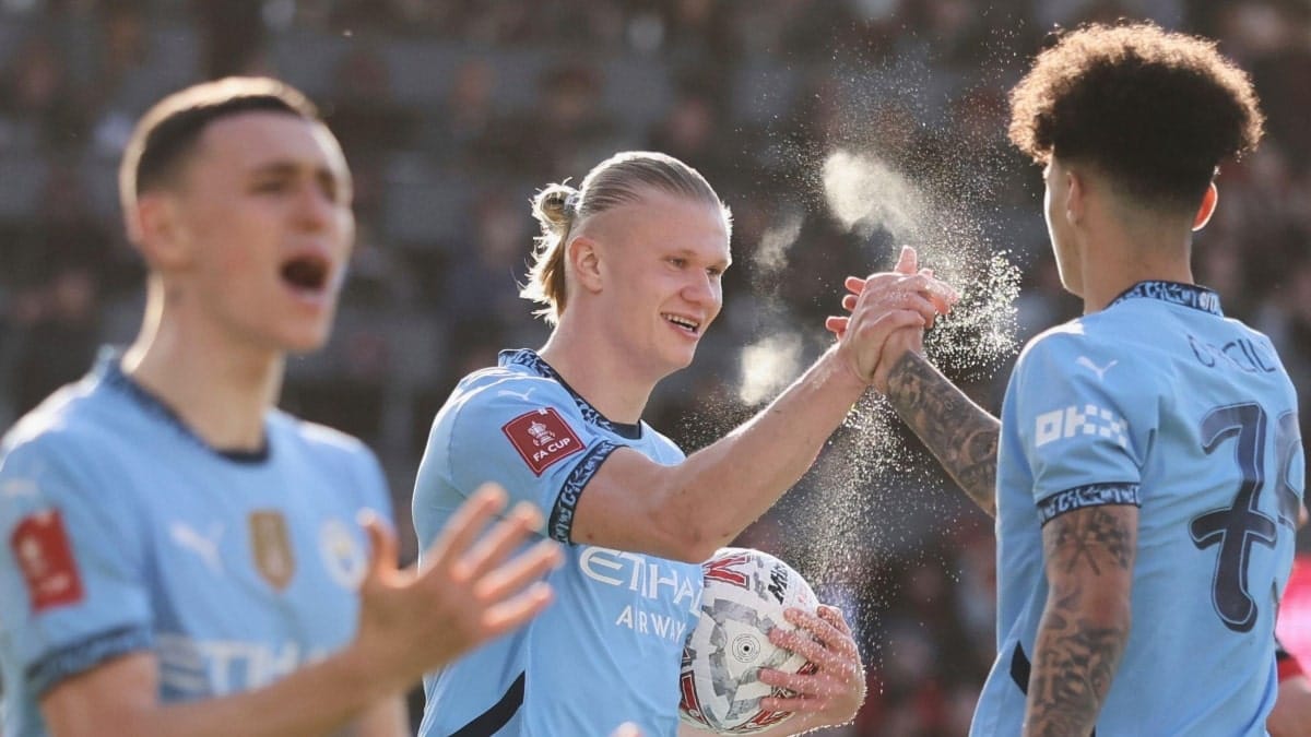 Premier League holders mount comeback to book place in FA Cup semi-finals