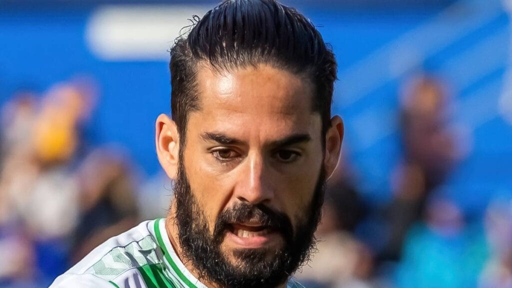 Isco playing football for La Liga club Real Betis