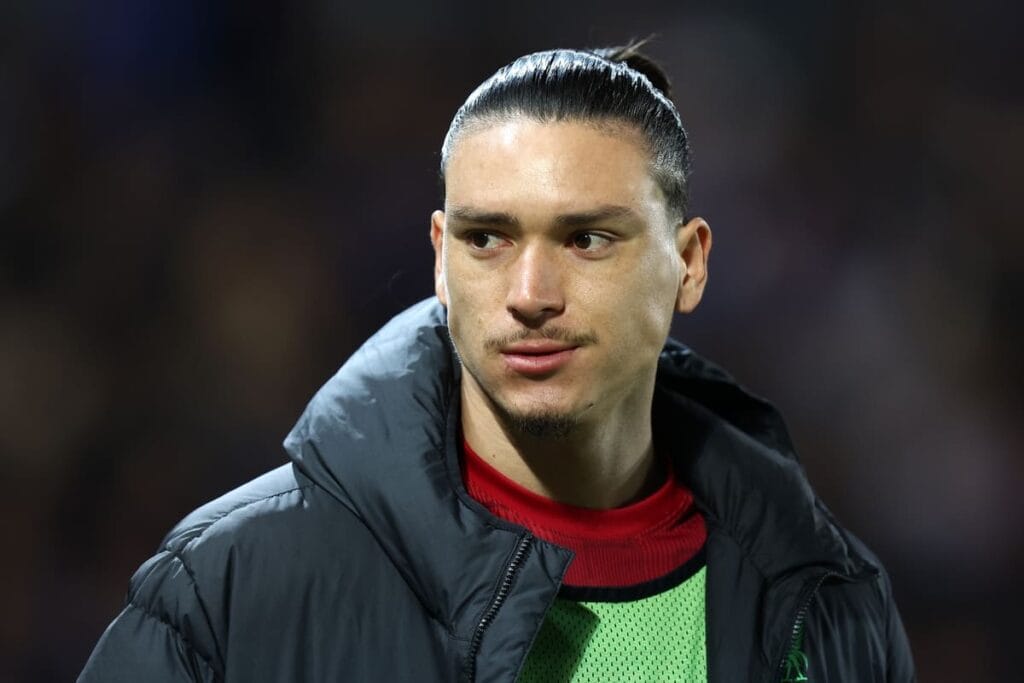Darwin Nunez, atacante do Liverpool e do Uruguai