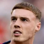 Chelsea and England midfielder Cole Palmer playing football
