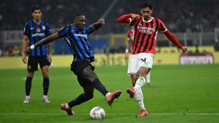 AC Milan 1-1 Inter Milan: Honours even in cup semi-final first leg