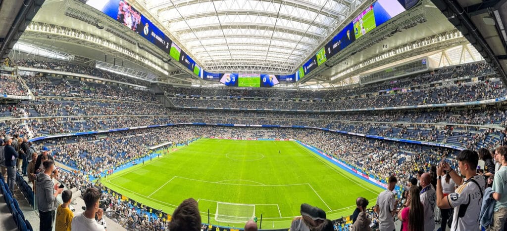 Santiago Bernabéu, home to Real Madrid