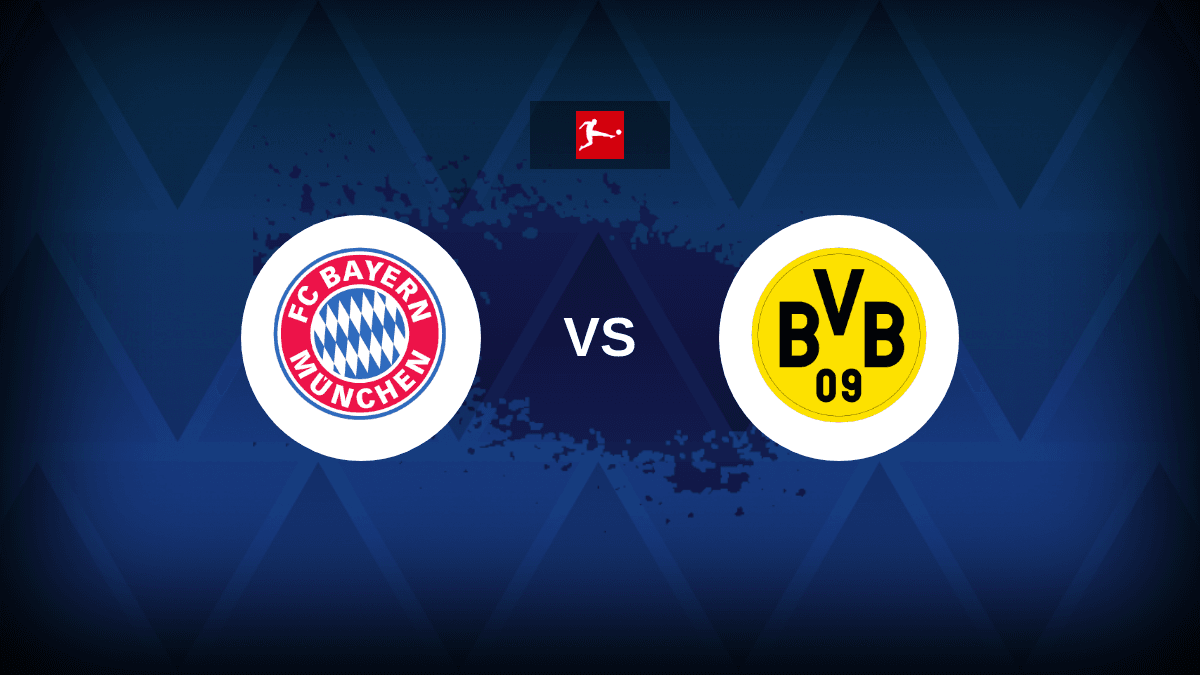 Bayern Munich v Borussia Dortmund: Line-ups, preview and stats