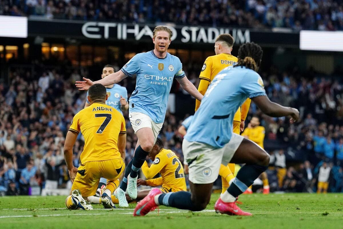 Departing De Bruyne demonstrates importance with only goal