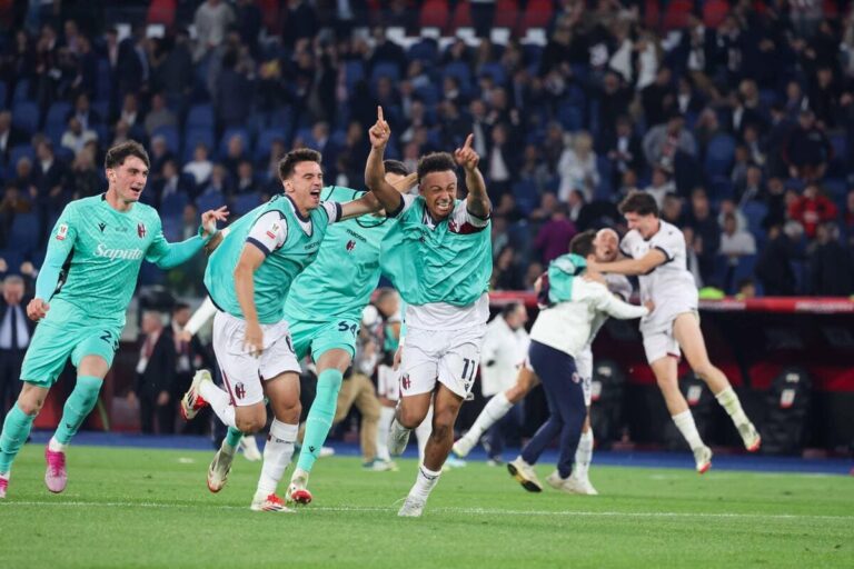 Milan 0-1 Bologna: Rossoblu win Coppa Italia to end 51 year wait for major trophy