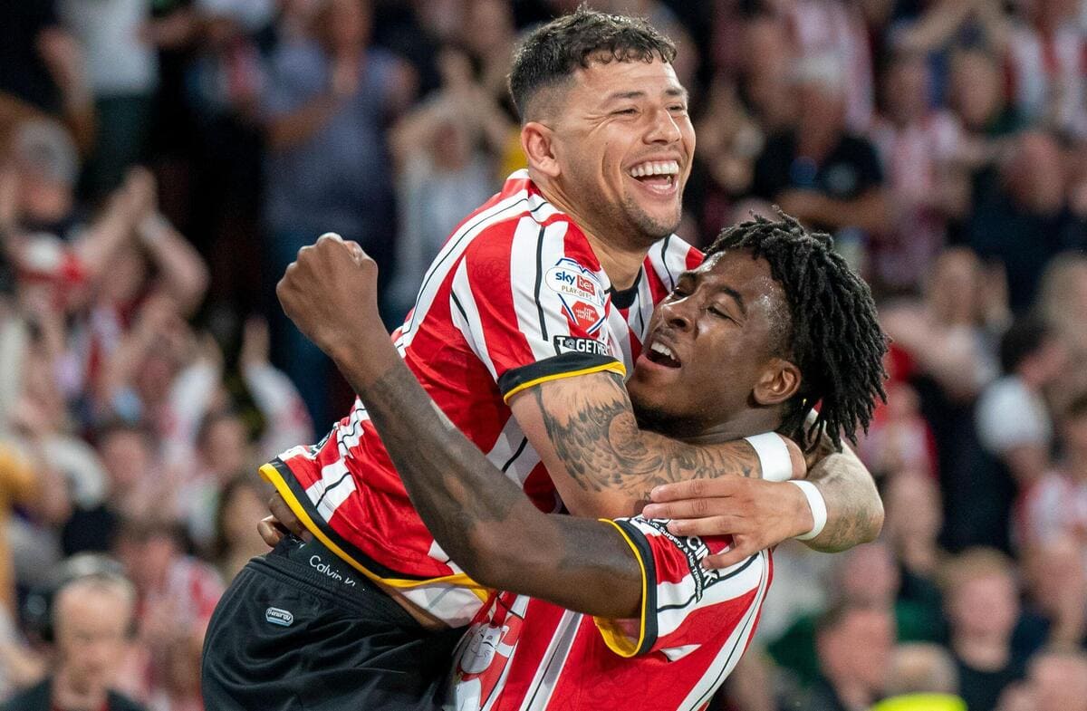 Blades thrash City to book Wembley play-off place