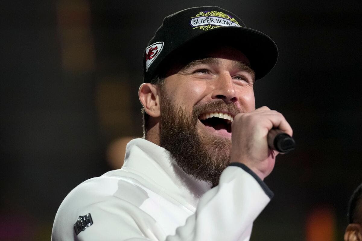 Travis Kelce dodges question on Taylor Swift proposal but says he needs to match her ‘energy’ in Super Bowl LIX