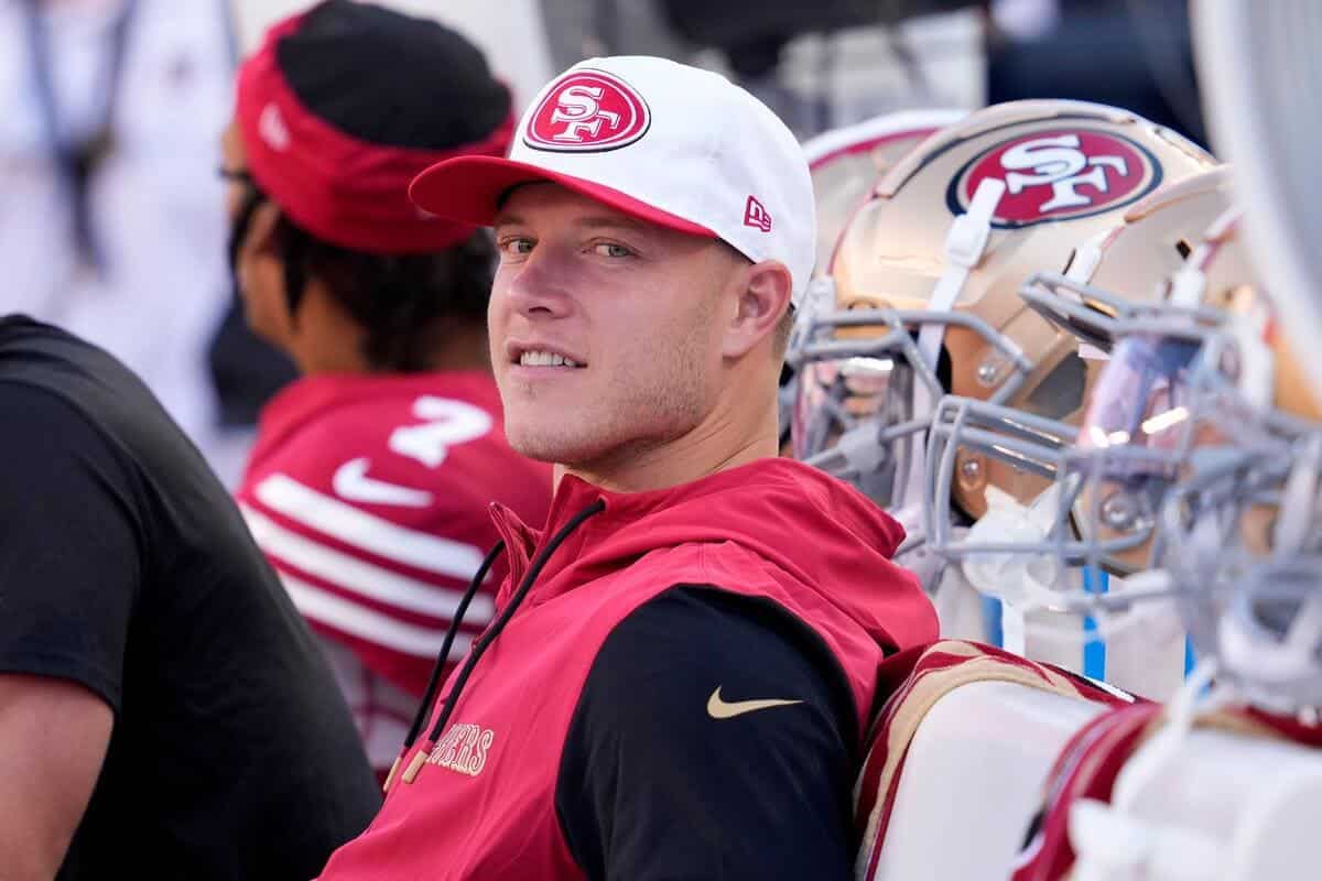 San Francisco 49ers happy to play waiting game on injured McCaffrey