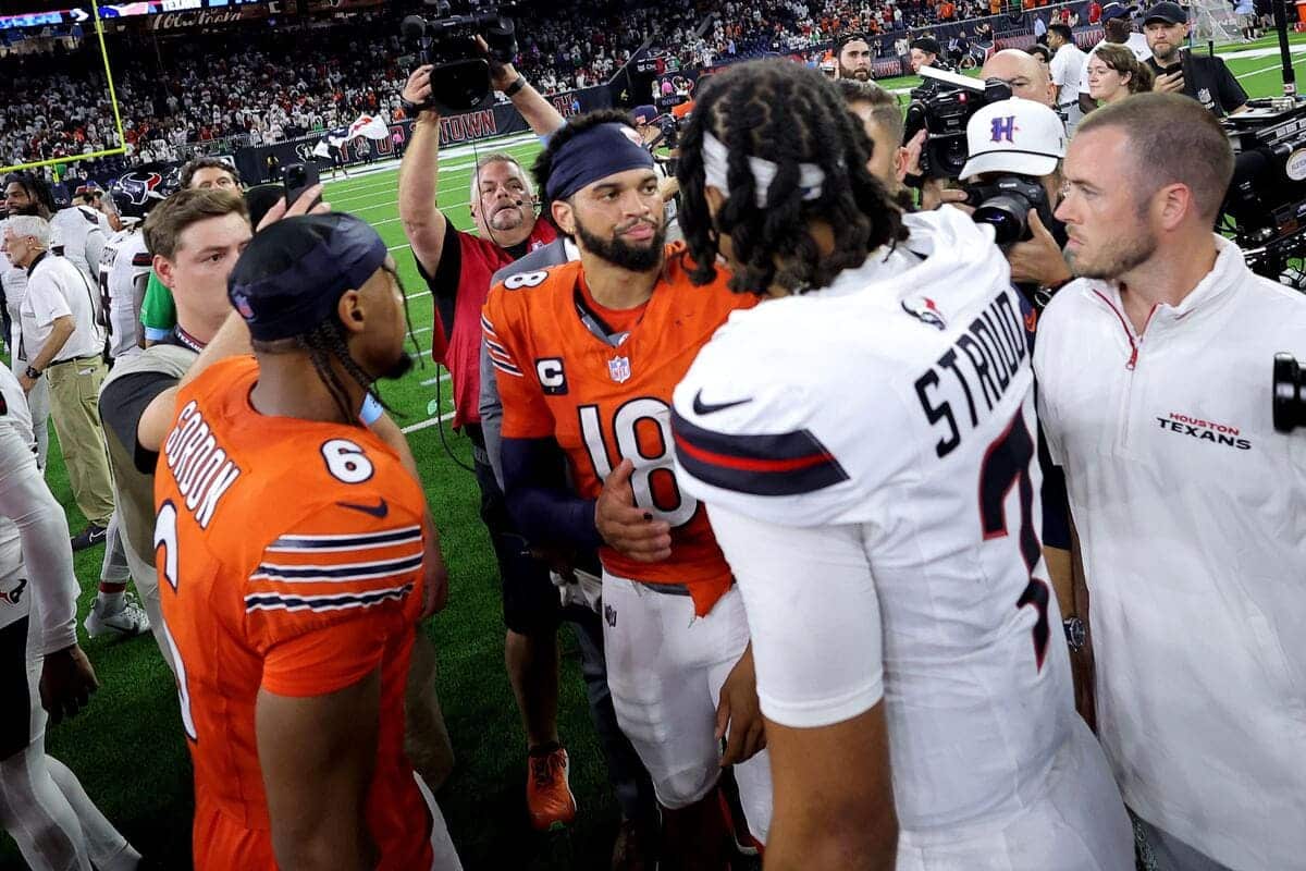 CJ Stroud insists he was not trying to ‘little bro’ struggling Caleb Williams