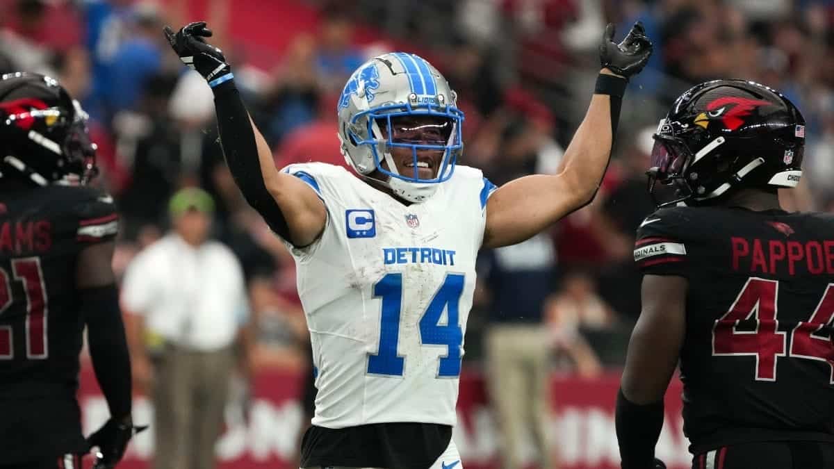 St. Brown happy with Lions win but admits improvement is needed