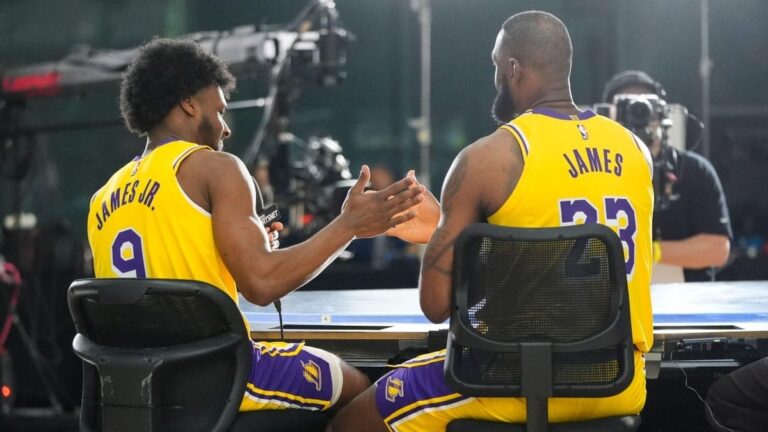 NBA: James excited at opportunity to team up with son for Lakers