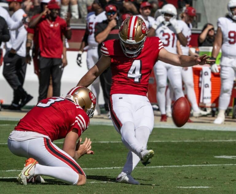 San Francisco 49ers kicker Moody plays down Samuel spat