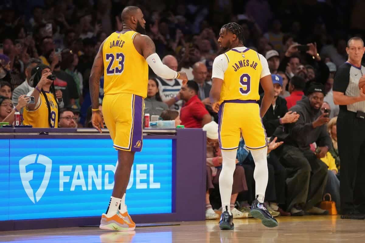 LeBron James says he will ‘never forget’ history-making moment alongside Bronny