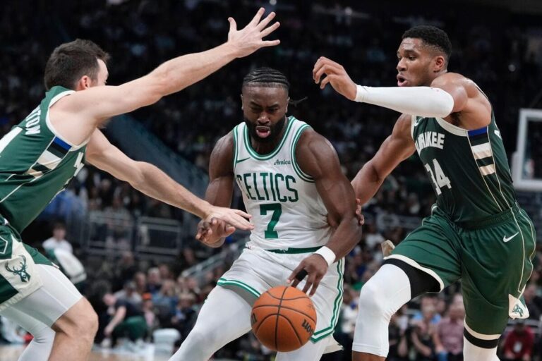 Giannis laughs off Brown criticism but says he would pull prank again