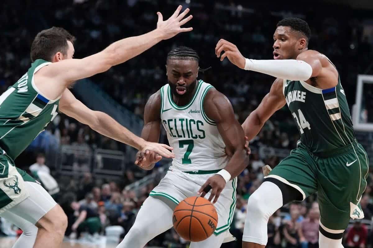 Giannis laughs off Brown criticism but says he would pull prank again