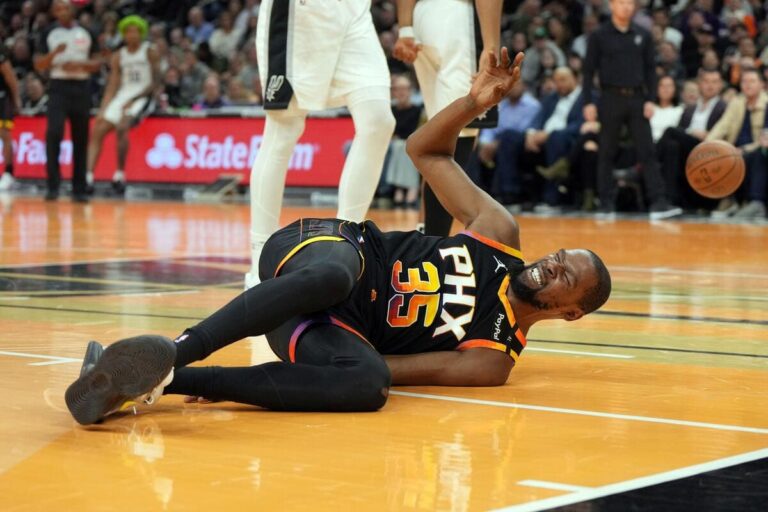 Kevin Durant injury: Phoenix Suns star set for spell on the sidelines