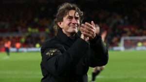 Thomas Frank: Tottenham backroom staff including Amorim, Tuchel and Slot coaches