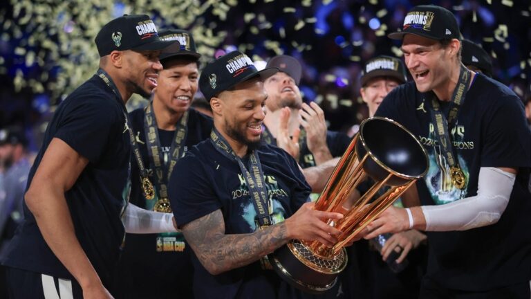 Bucks win NBA Cup against low-scoring Thunder
