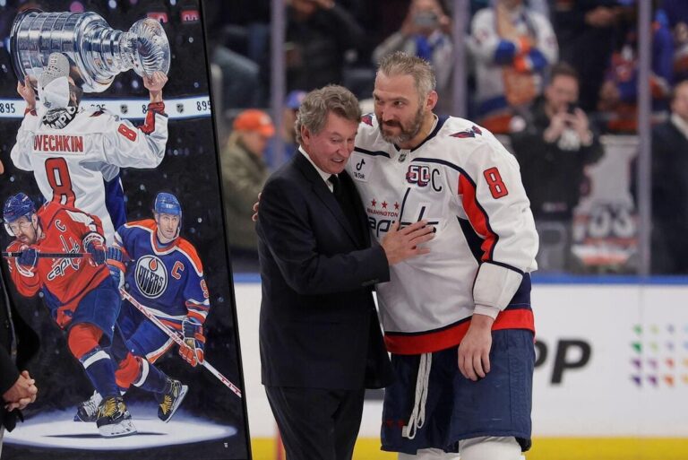 Gretzky hails Ovechkin after landmark 895th NHL goal