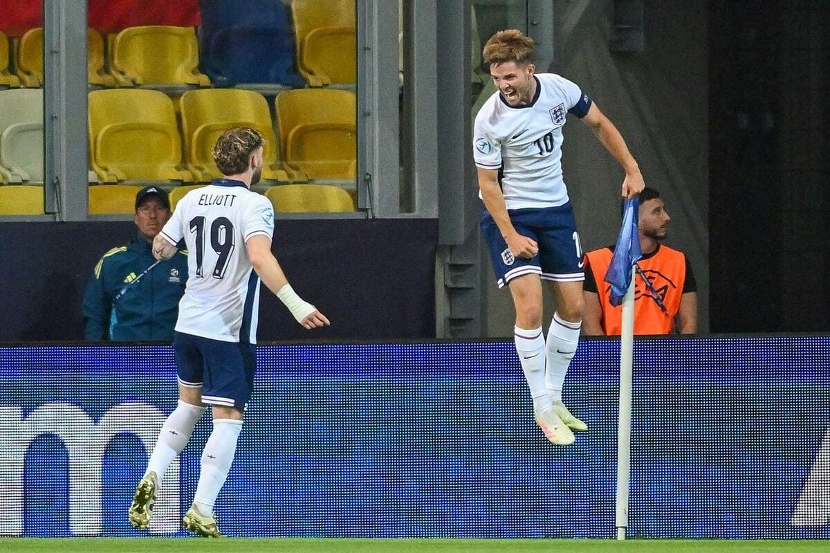 Czechia U21 1-3 England U21: Three Lions open European Championship defence with victory