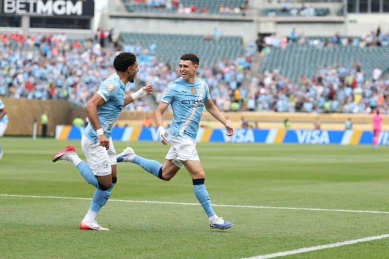 Manchester City 2-0 Wydad Casablanca: Foden and Doku seal opening Club World Cup win before Lewis sent off late