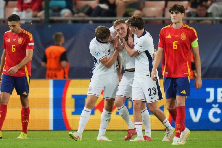 England U21s vs Germany U21s: Line-ups revealed for Euro final