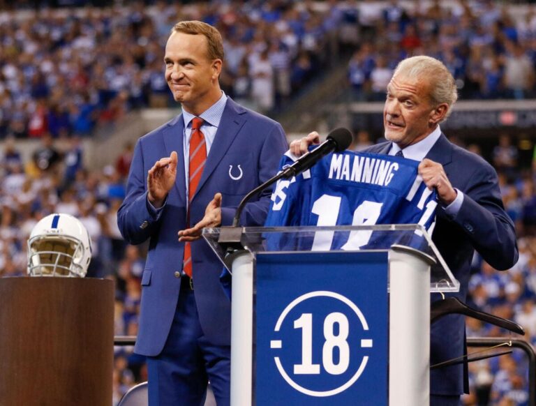 Peyton Manning ‘heartbroken’ by death of longtime Colts owner Jim Irsay