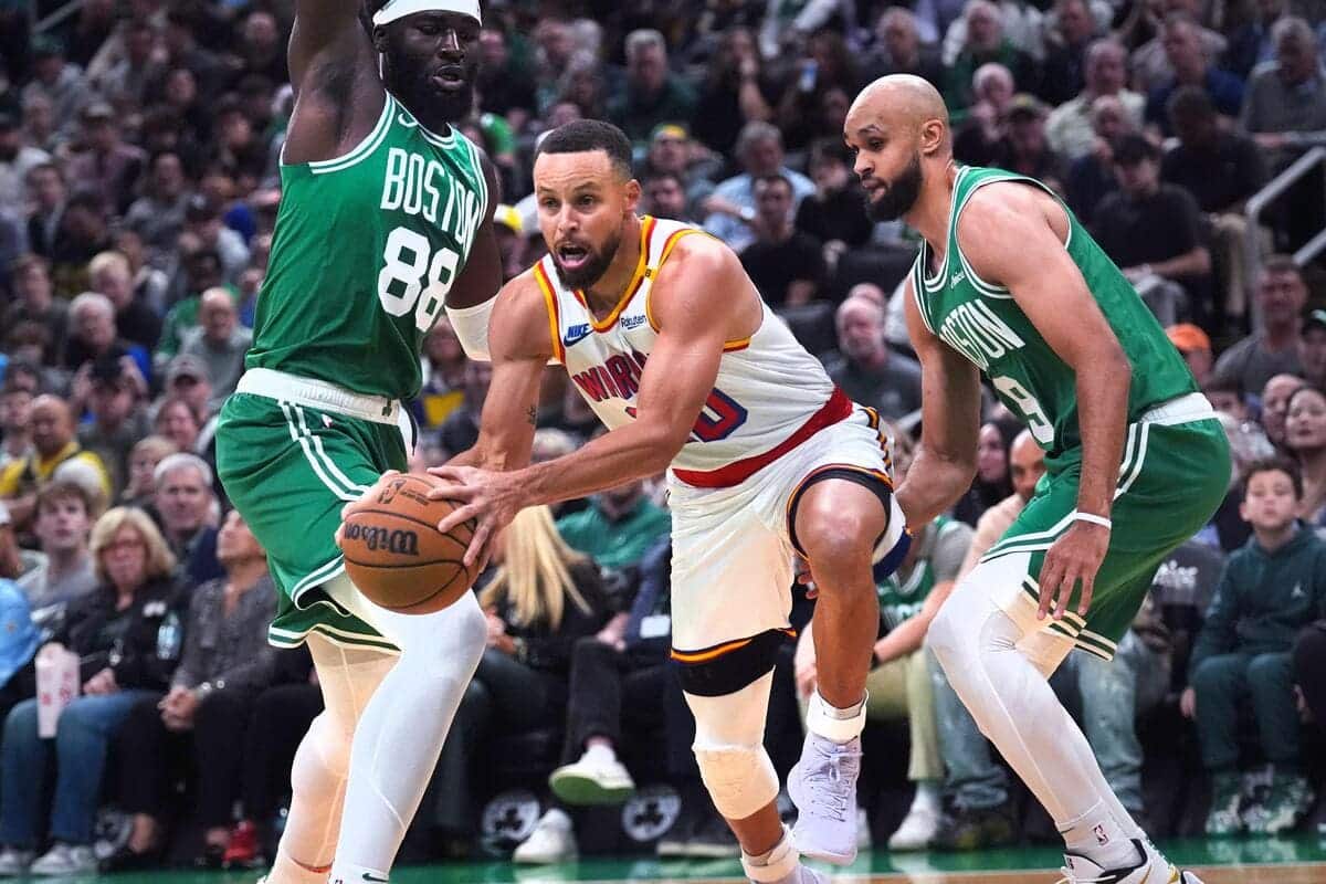 Steph Curry hits 27 as Warriors win in Boston