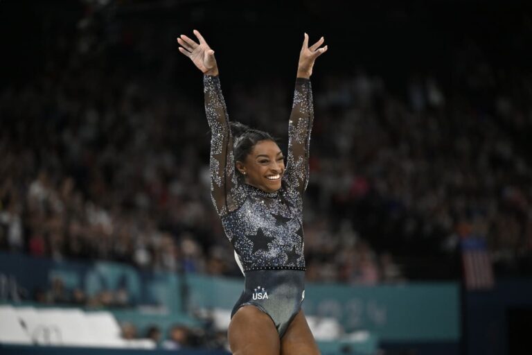 Simone Biles wins third gold in Paris