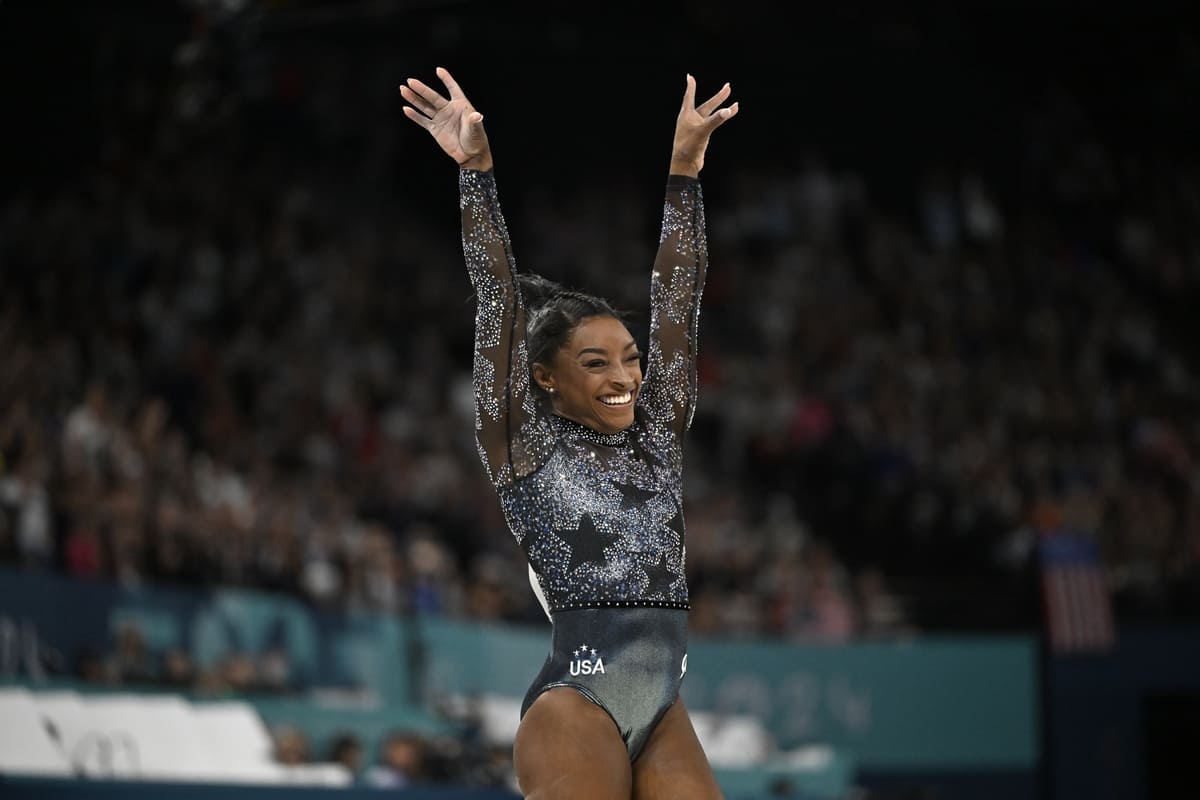 Simone Biles wins third gold in Paris