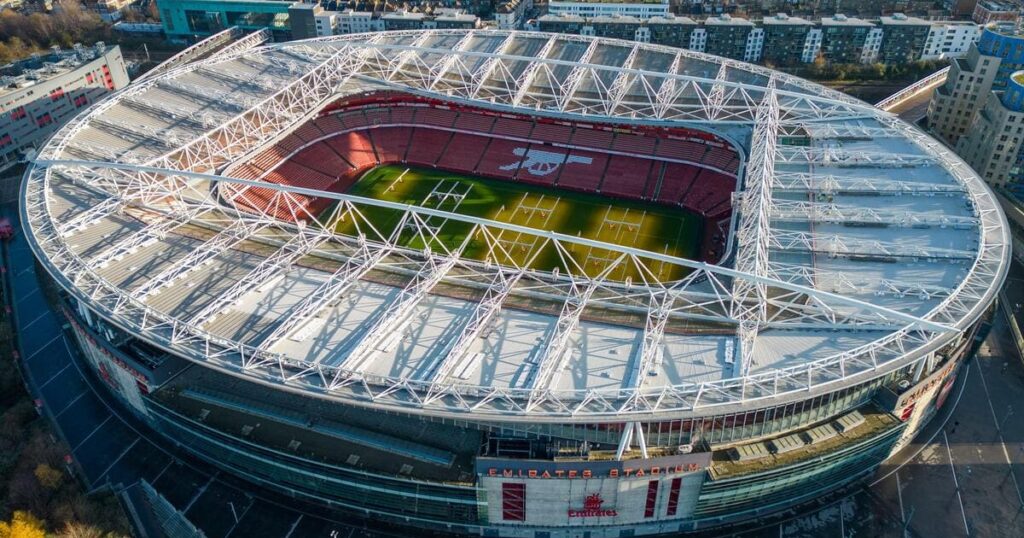 The Emirates Stadium home of Arsenal Football Club