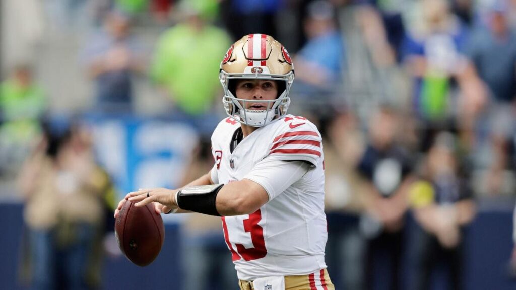 49ers quarterback Brock Purdy
