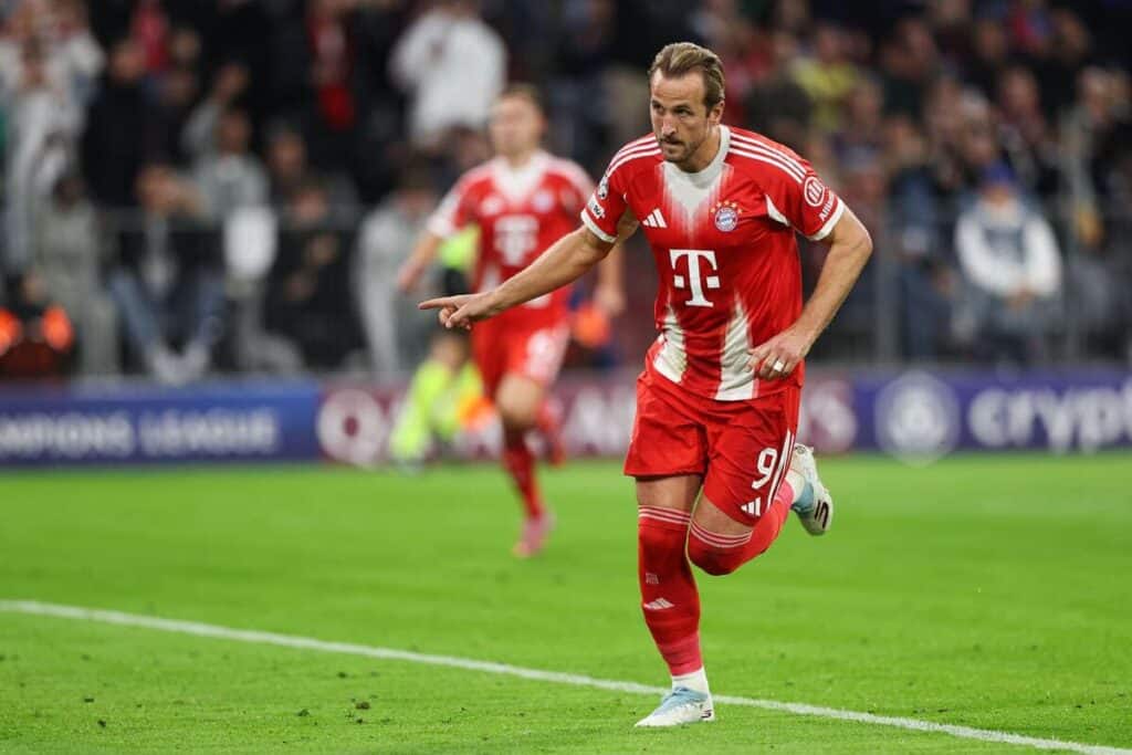 Bayern Munich striker Harry Kane