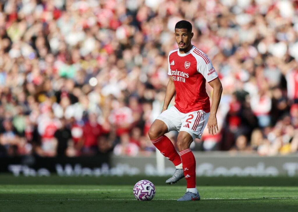 Arsenal defender William Saliba