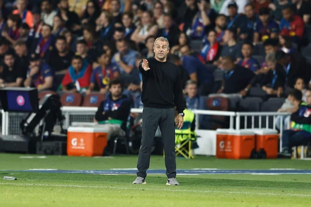 Barcelona coach Hansi Flick