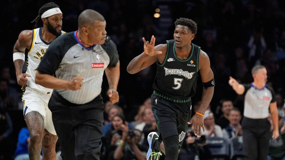 NBA: Anthony Edwards injury update after star hobbles off in Timberwolves home opener