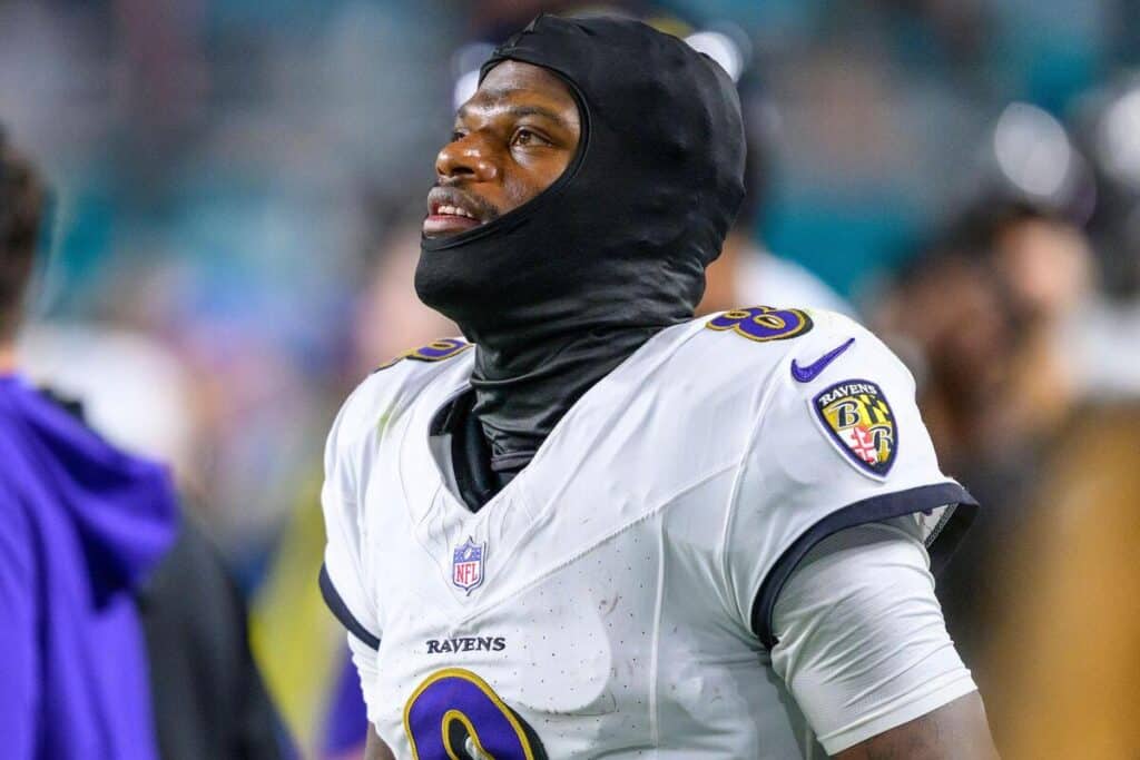 Baltimore Ravens quarterback Lamar Jackson