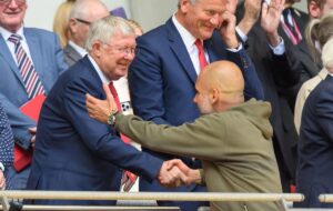 Sir Alex Ferguson hails former foe Pep Guardiola as Manchester City boss joins exclusive club