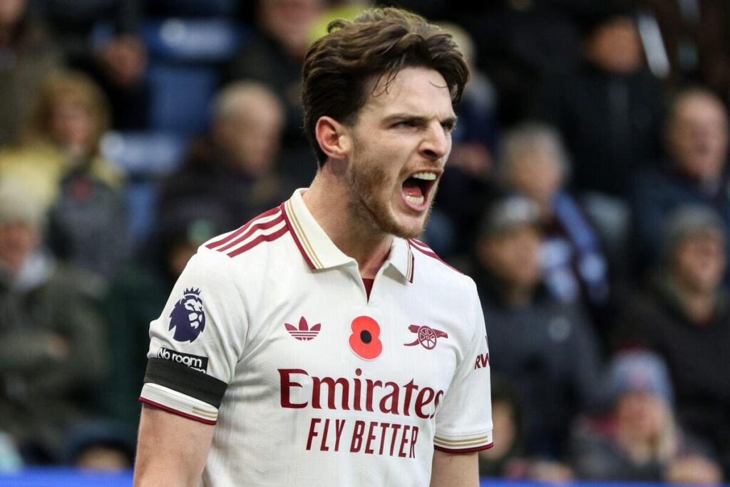 Arsenal midfielder Declan Rice