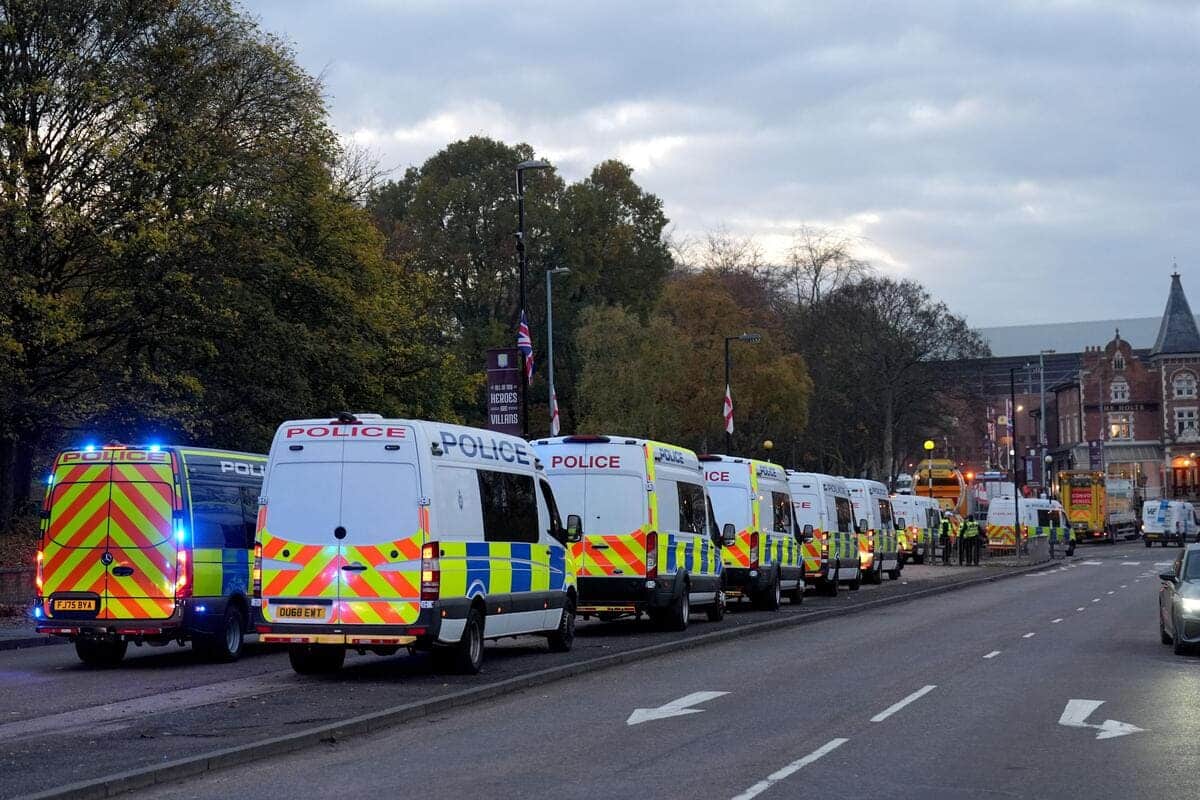 Police presence at Villa Park 'reminiscent of the 1970s' ahead of Maccabi Tel Aviv visit