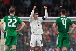Will Cristiano Ronaldo miss the first two games of the World Cup after Ireland red card?